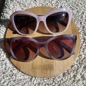 Isaac Mizrahi + Rafaella Polarized Cat Eye Sunglasses Bundle